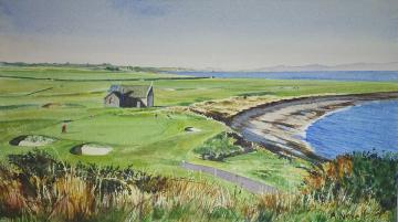 Balcomie Links in play